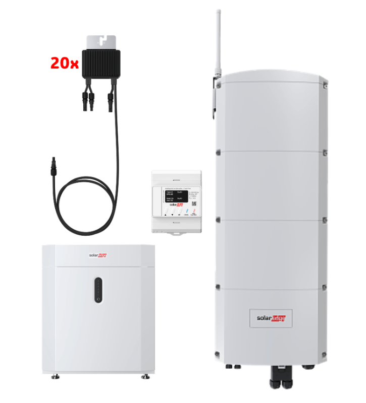 SolarEdge Single Kit 8 kW mit 4,6 kWh Speicherpaket