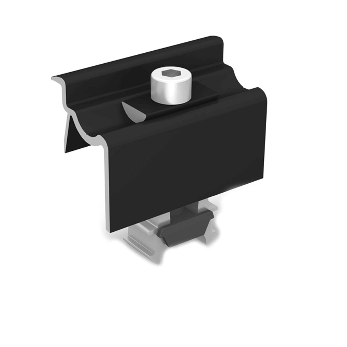 K2 Systems Universal-Modulendklemme OneEnd, schwarz (2002589)